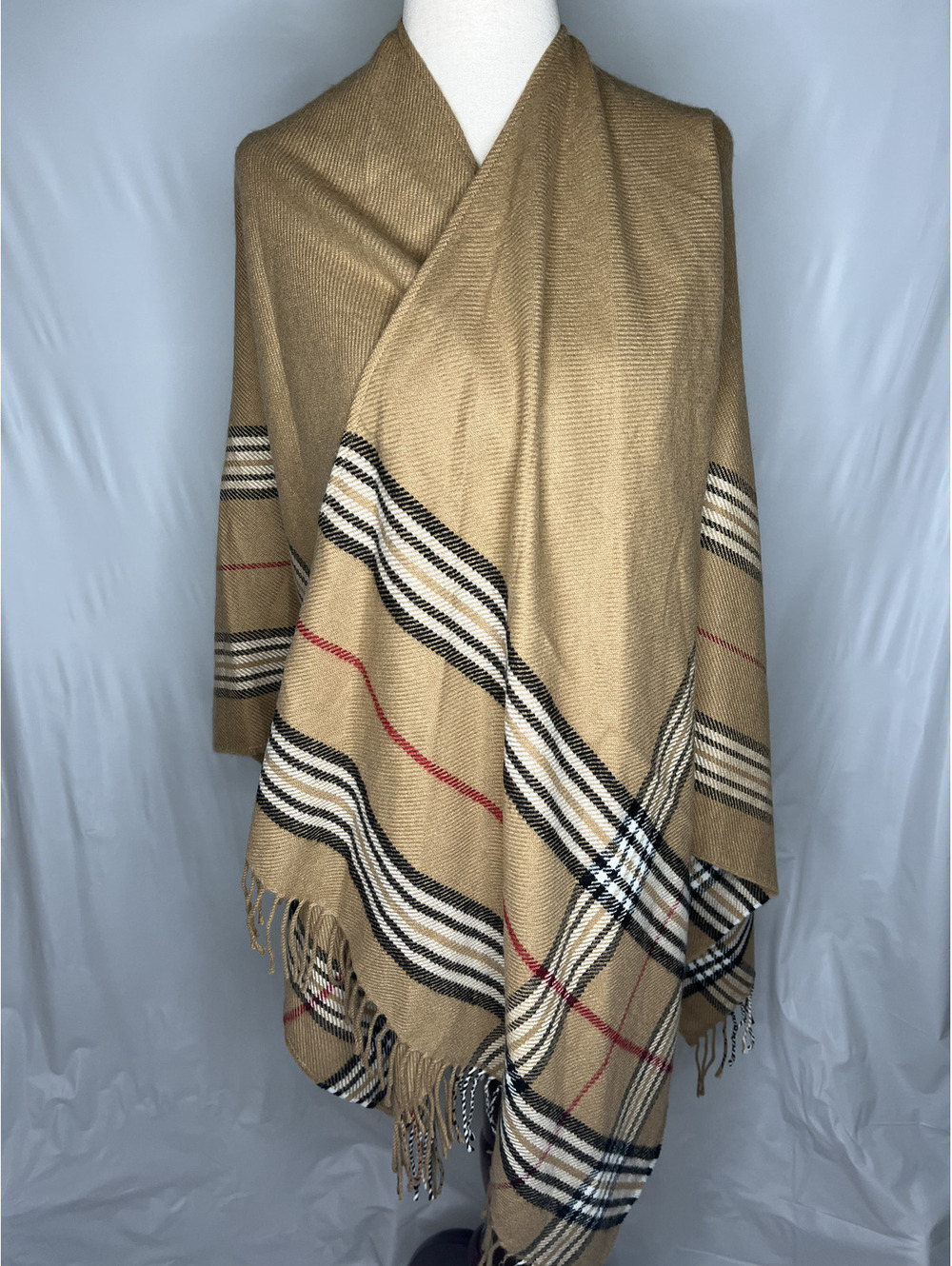 Preloved V.Fraas Women's Brown Shawl